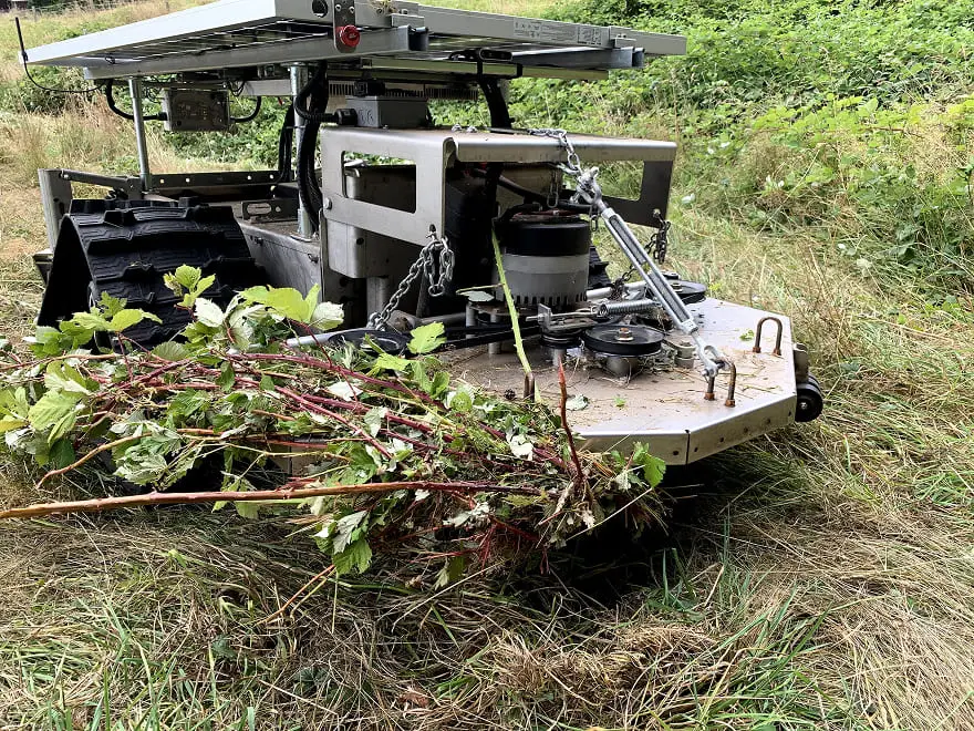 LCR autonomous mowing tall woody vegetation