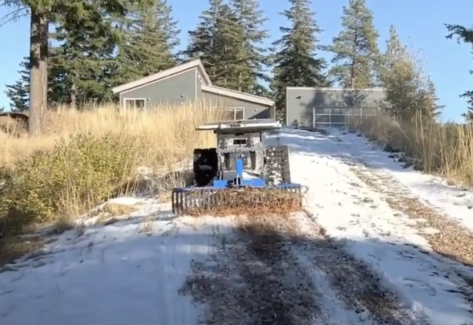 Electric Towing-grading-tool-in-winter