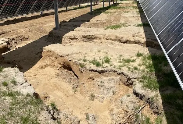 Solar Panel Erosion